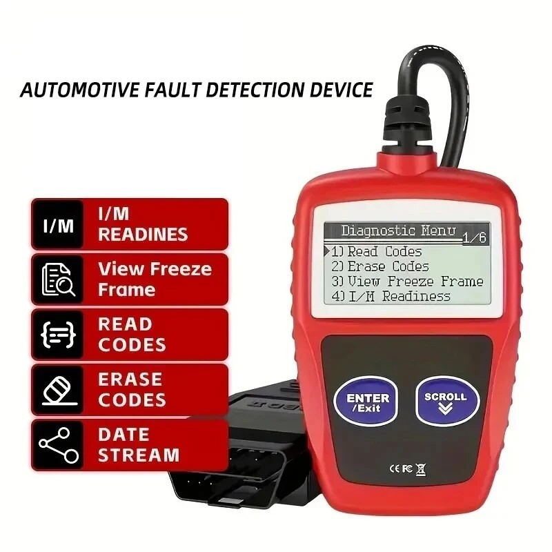 เครื่องสแกนเนอร์วินิจฉัยความผิดพลาดรถยนต์ Obd2 แบบใส