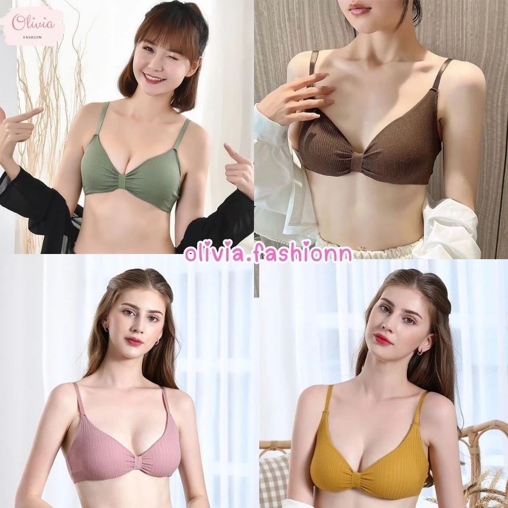 Olivia สปอร์ตบราดีไซน์โบว์ สายปรับได้ รุ่น 807