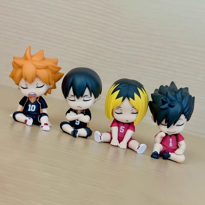 โมเดลไฮคิว!! (Sleeping Ver.) ฟิกเกอร์ PVC รูป Shoyo Hinata Kageyama Tobio Kozume Kenma Tetsurou Kuro