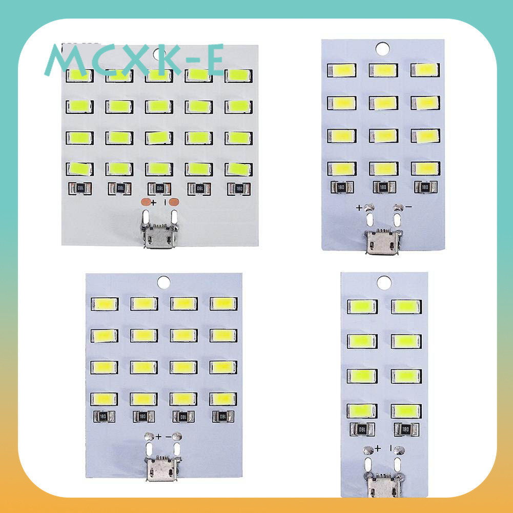 แผงไฟฉุกเฉิน LED 5730 smd 5V 430mA~470mA สีขาว Mirco USB 5730 คุณภาพสูง