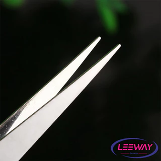 LW คีบหนีบสแตนเลส คีมหนีบอเนกประสงค์ มี 2 แบบ ปากคีบงอ ปากคีบแหลม Stainless steel tweezers