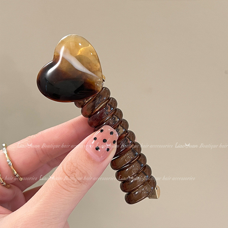 2024 สไตล์ใหม่ญี่ปุ่นเรียบง่ายฟองถักเปียหัวเชือกหญิงรักสายโทรศัพท์ผมแหวนผมหางม้าถักผมเครื่องมือที่มีประโยชน์ - รูปที่ 7