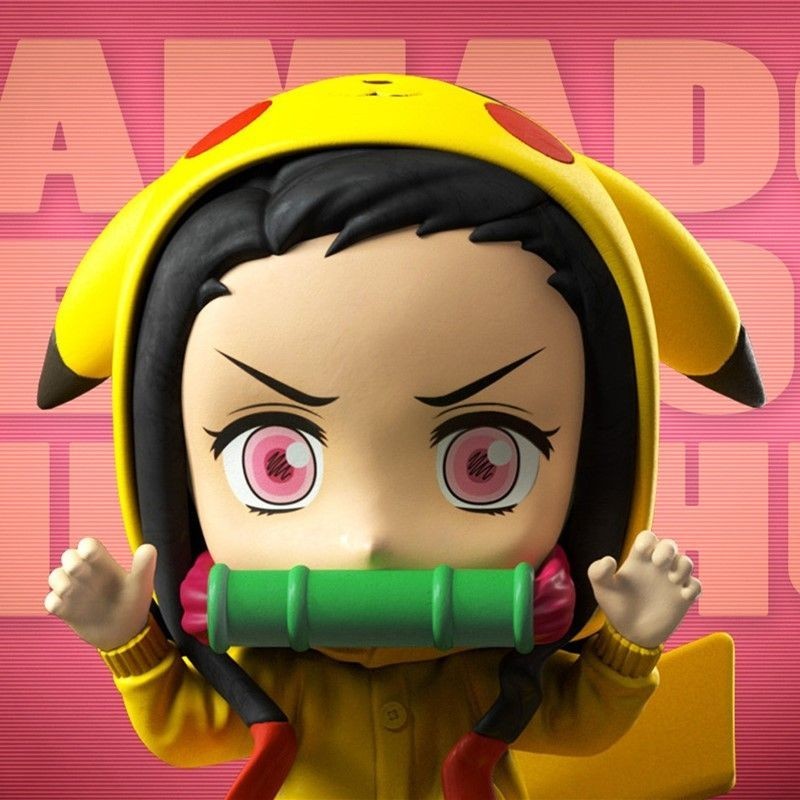 พร้อมส่ง ฟิกเกอร์ Demon Slayer Nezuko Cross-Dressing First Press Pikachu