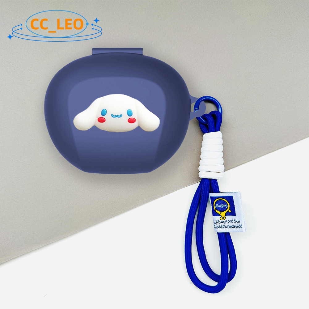 For EDIFIER NeoBuds Plus Case Cartoon Snoopy Sanrio Lanyard Pendant Silicone Soft Shell EDIFIER NeoBuds Plus Shockproof Case Protective Cover - รูปที่ 3