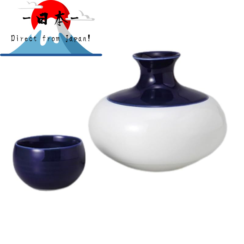 [Direct from Japan]
Ale-net Sake Set - Tokkuri and Ochoko Set - Aoyuki KOGAMO Tokkuri & Two Sake Cup