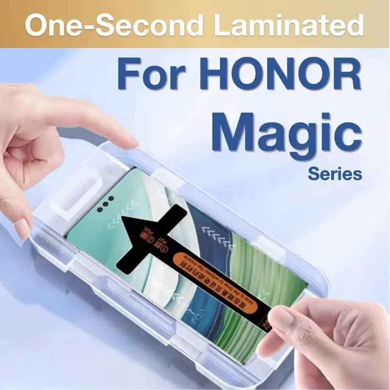 กระจกนิรภัย HONOR Magic7/6/5/4/3 Pro Lite Toughened Glass ป้องกันหน้าจอ พร้อมชุดติดตั้ง