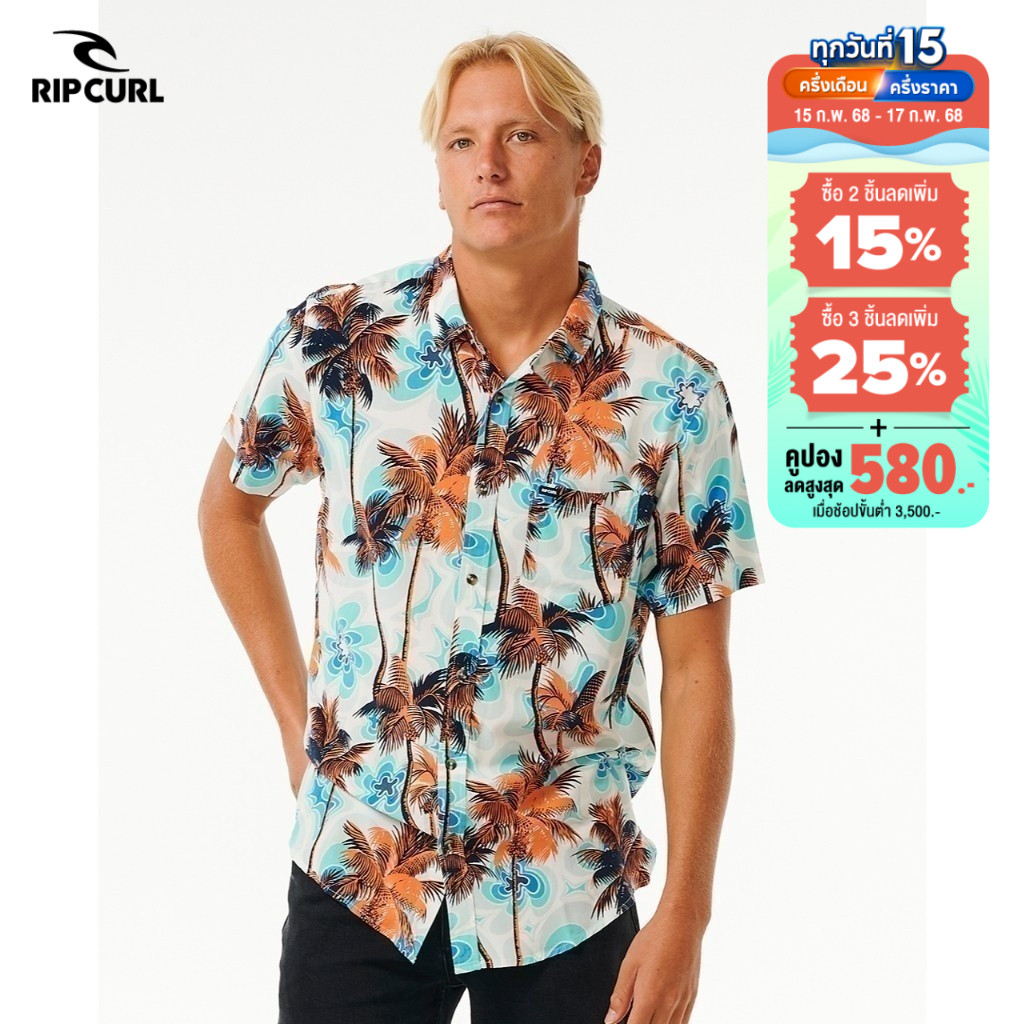 RIPCURL เสื้อเชิ้ต 030MSH BARREL KILLA S/S SHIRT A24