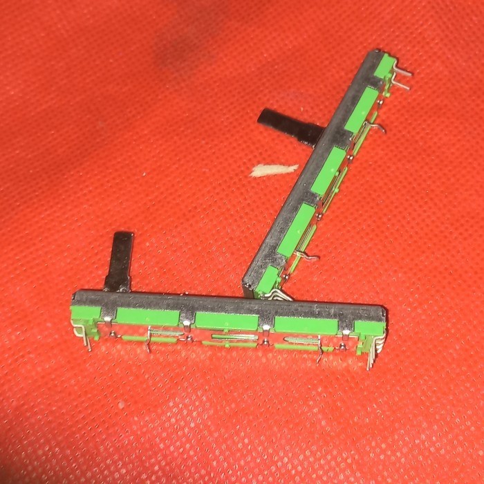 6 ซม.เลื่อน potentiometer B10K 6p 6 pin 10K 103 B103 fader ผสมปริมาณ A Fajar electro 2