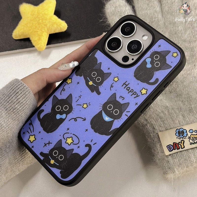 เคสคุณภาพสูงเหมาะสําหรับ ไอโฟน15 เคสป้องกันโทรศัพท์มือถือสีดํา มีน้ําค้างแข็ง หนากันกระแทกป้องกันสกปรกป้องกันลายนิ้วมือแฟชั่น 13 12
