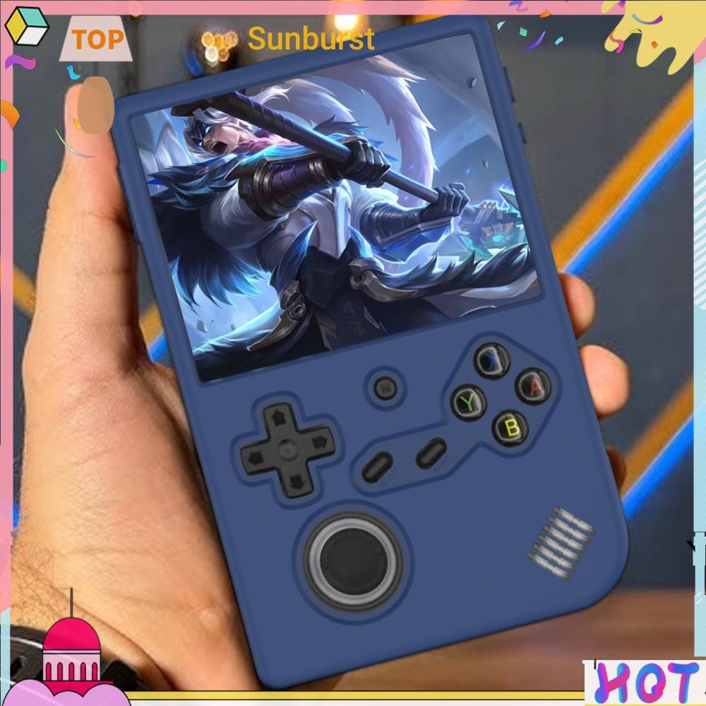 เคสซิลิโคนกันกระแทกสําหรับคอนโซลเกมมือถือ ANBERNIC RG40XXV [Sunburst11.th]