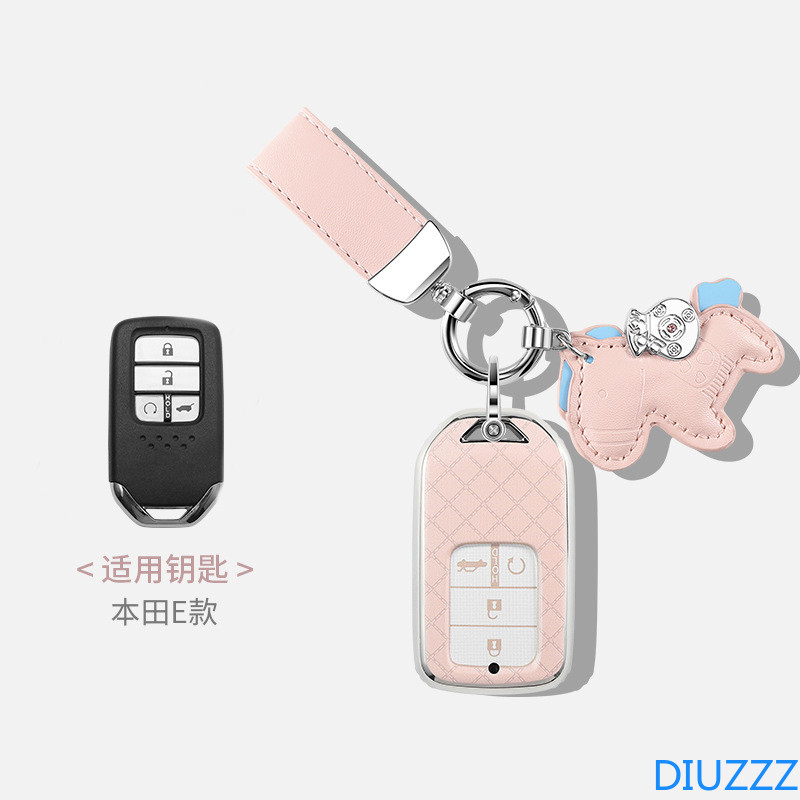 2/3/4 ปุ่ม Key Fob สําหรับ Honda Vezel City Civic Jazz BRV BR-V HRV Pilot Odyssey รถ KeyChain tpu Key Shell