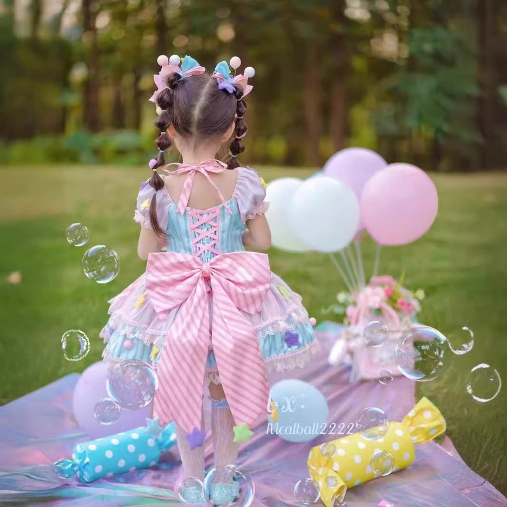 ชุดเจ้าหญิงลูกอมโดปามีนสำหรับเด็ก ชุดคอสเพลย์ สำหรับเด็กผู้หญิง ฤดูร้อน 2025 ชุดโลลิต้าใหม่สำหรับเด็กผู้หญิง