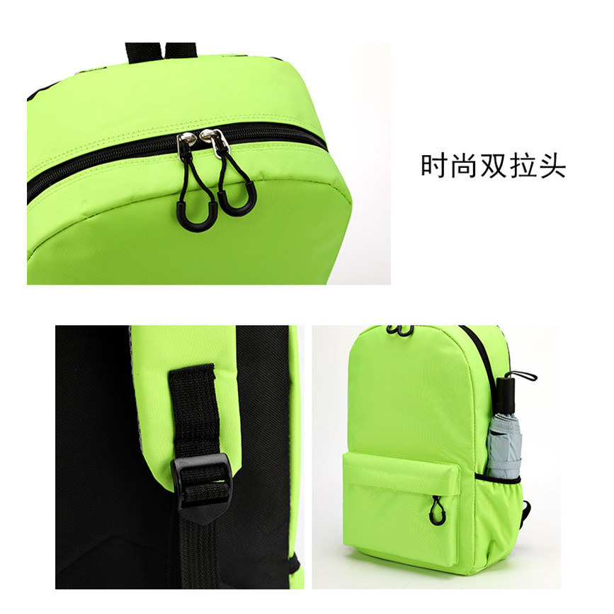 One Piece กระเป๋าเป้การ์ตูน Letter A To Z ความจุขนาดใหญ่กระเป๋าเป้สะพายหลังอเนกประสงค์นักเรียนตําราเก็บกระเป๋าเป้สะพายหลังกระเป๋าเดินทางอเนกประสงค์กระเป๋าคอมพิวเตอร์ - รูปที่ 2