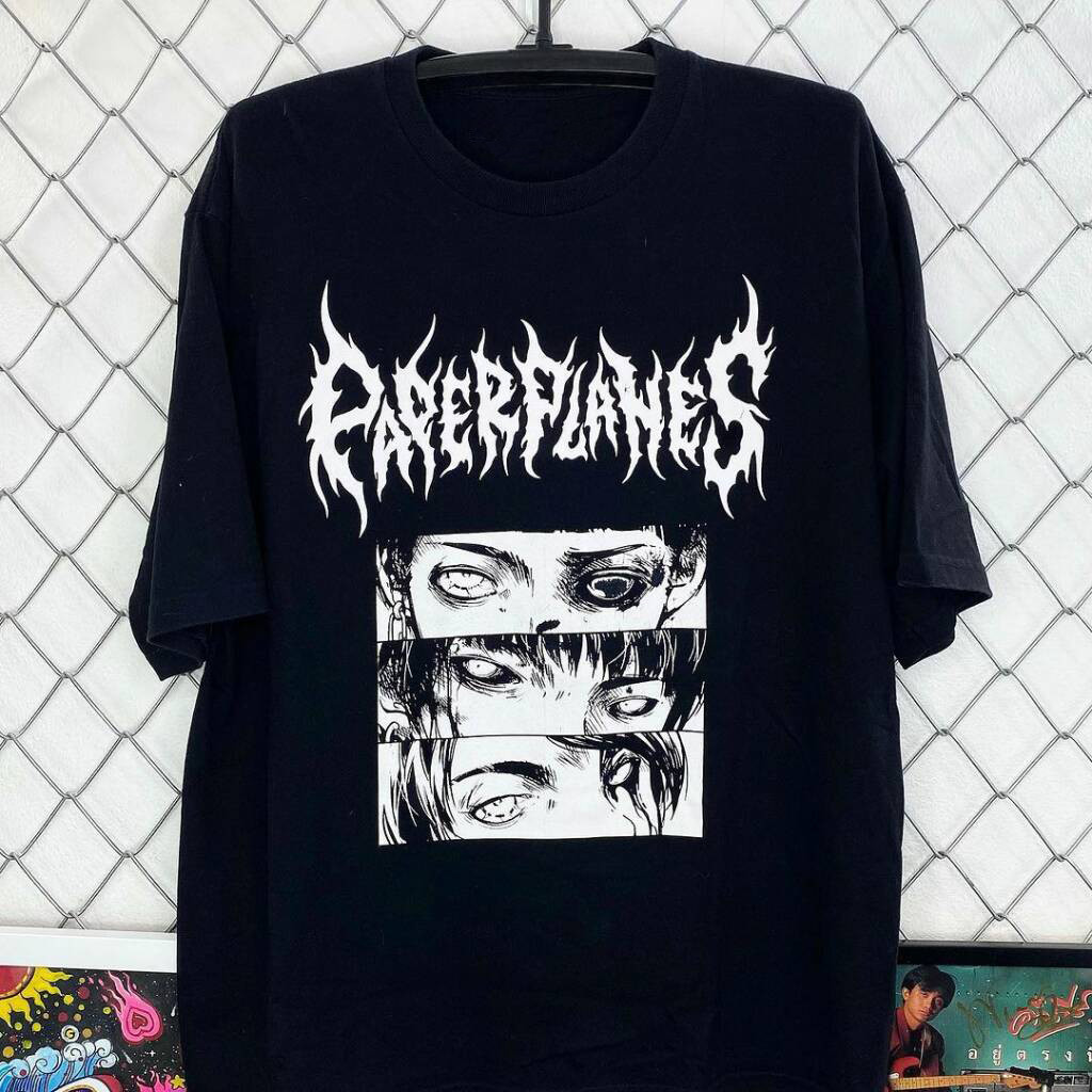 【พร้อมส่ง】 Paper Planes เปเปอร์เพลนส์ Vintage เสื้อยืดแขนสั้น