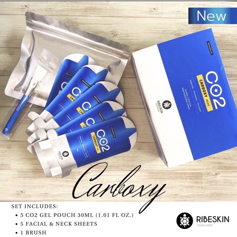Co2 Oxygen booster mask original ของแท้จากเกาหลี 1 set