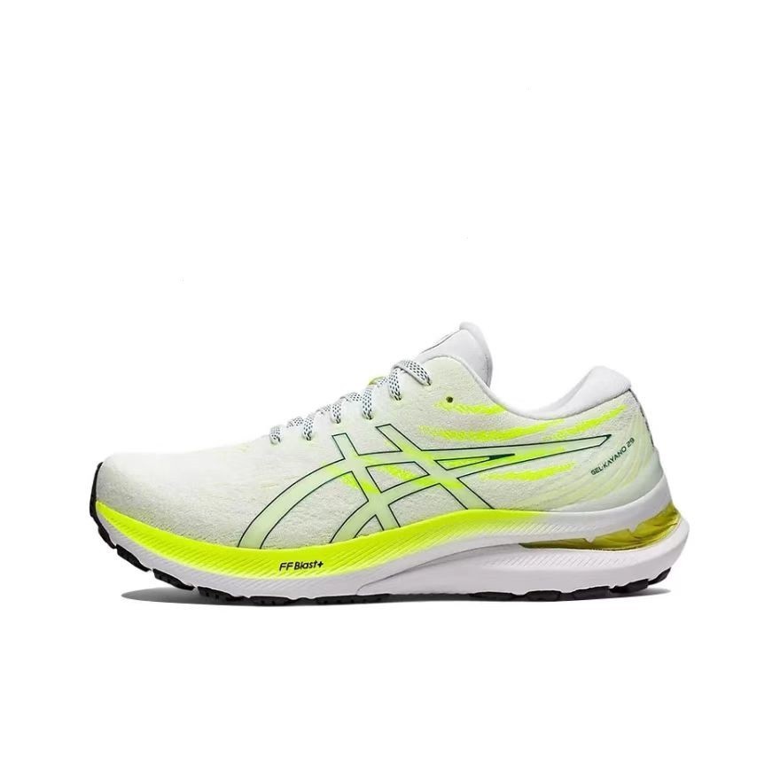 (Asics) Asics Asics รองเท้าวิ่งเจล เรืองแสง สีขาว สีเขียว ใส่สบาย สําหรับผู้ชาย และผู้หญิง 29 (2E)