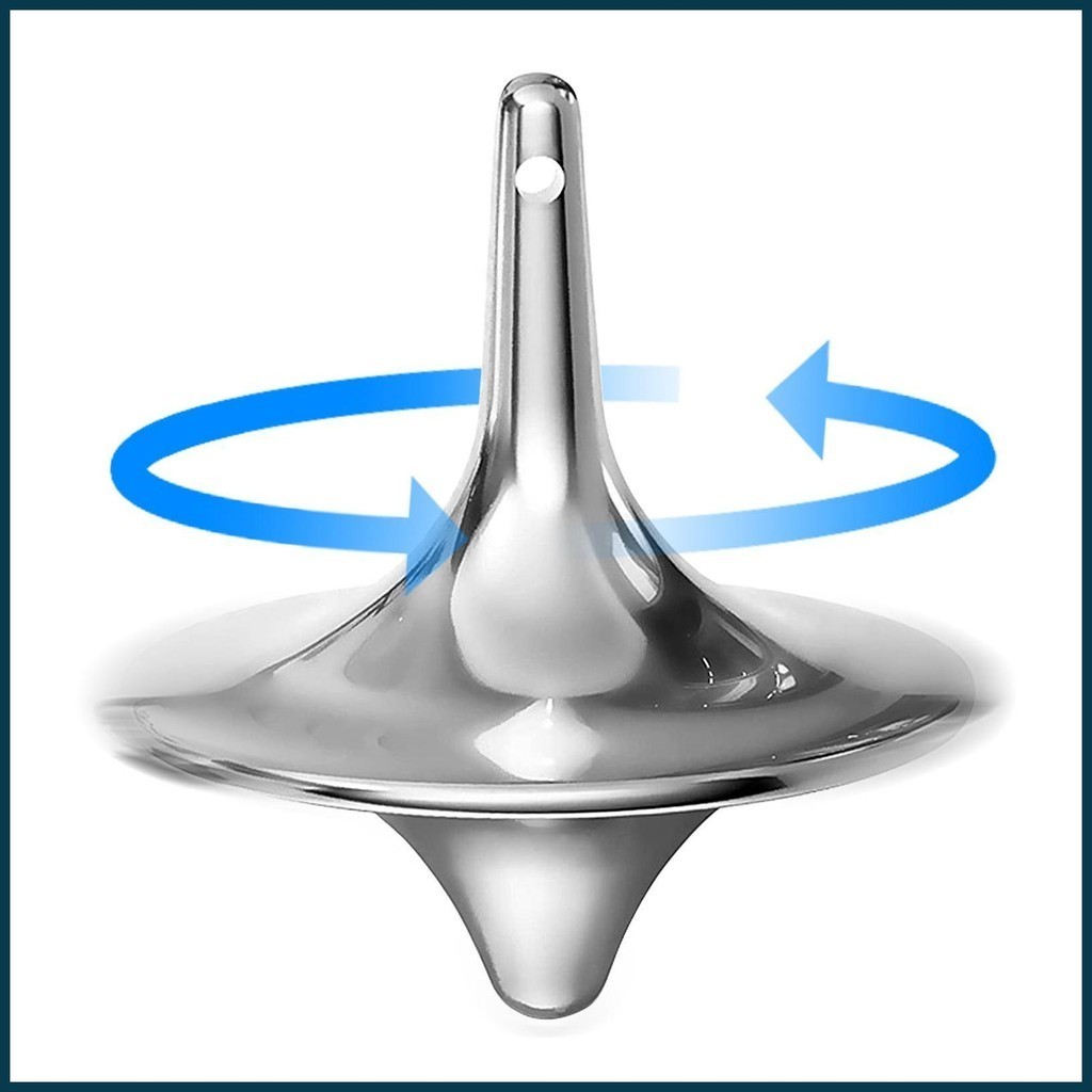 โลหะ Totem Inception Gyro Silver Hand Spinning Top ปลายนิ้วขนาดเล็ก Cyclone Gyroscope Antistress Fid