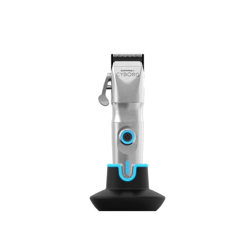 Gamma+ Cyborg Cordless Clipper ปัตตาเลี่ยนไร้สาย รับประกัน 1 ปี อุปกรณ์ดัดผมทำผมซาลอน