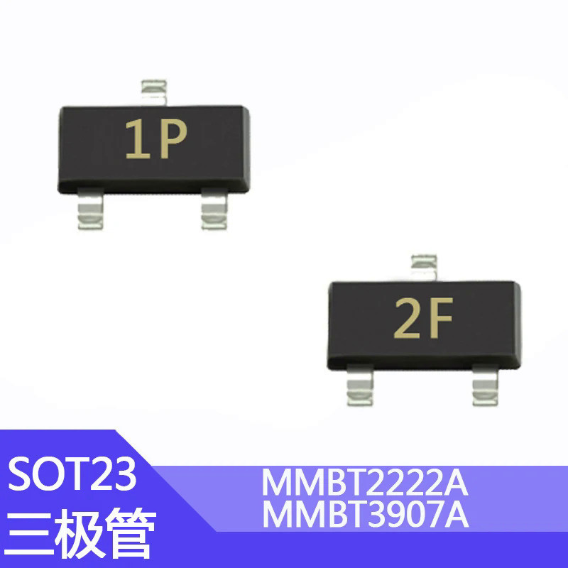 ทรานซิสเตอร์ SMD MMBT2907A MMBT2222A 1P/2F SOT-23 PNP 100 ชิ้น