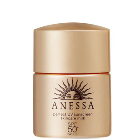Anessa Perfect UV Sunscreen Skincare Milk Spf50+ pa++++ 12ml กันแดดเนื้อน้ำนม Aqua EX