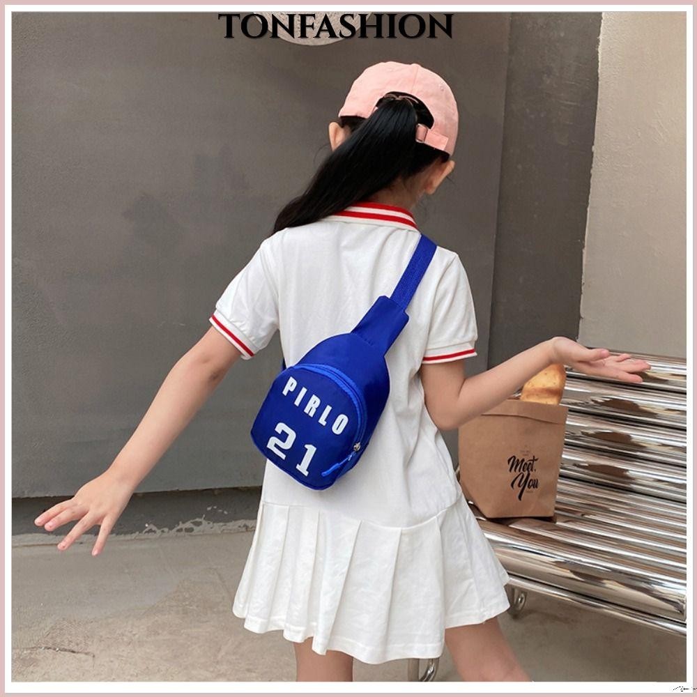 Tonfashion กระเป๋าสะพายไหล่ คาดเอว น่ารัก สําหรับเด็กผู้ชาย