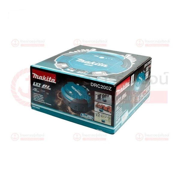 โรบอทดูดฝุ่น MAKITA DRC200 18+18V 2.5ลิตร เครื่องเปล่า thumbnail 9