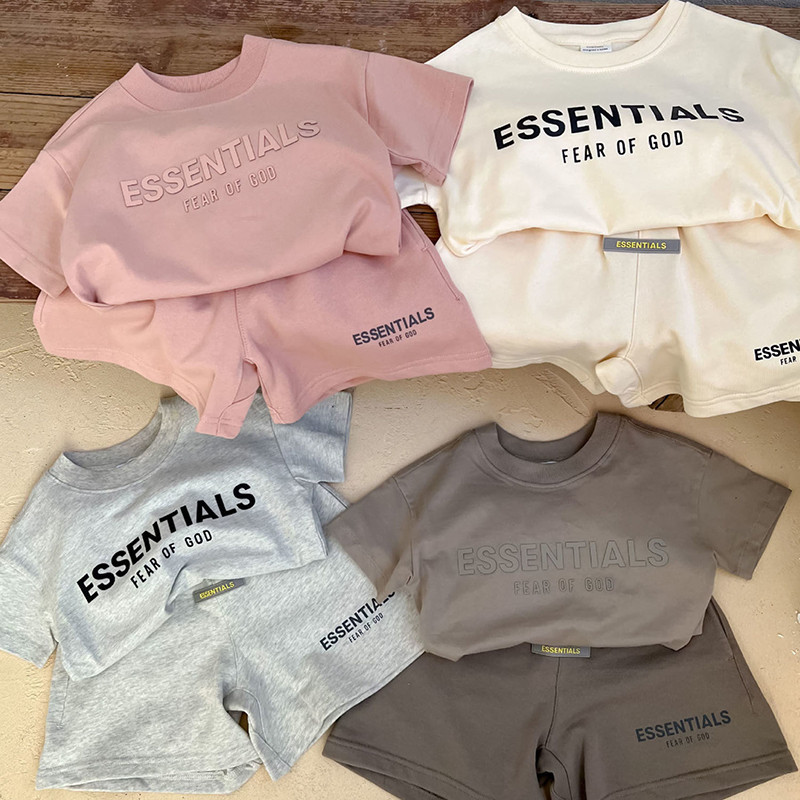 เสื้อยืดแขนสั้น พิมพ์ลายตัวอักษร สวมใส่สบาย ระบายอากาศได้ดี สีพื้น สําหรับเด็ก