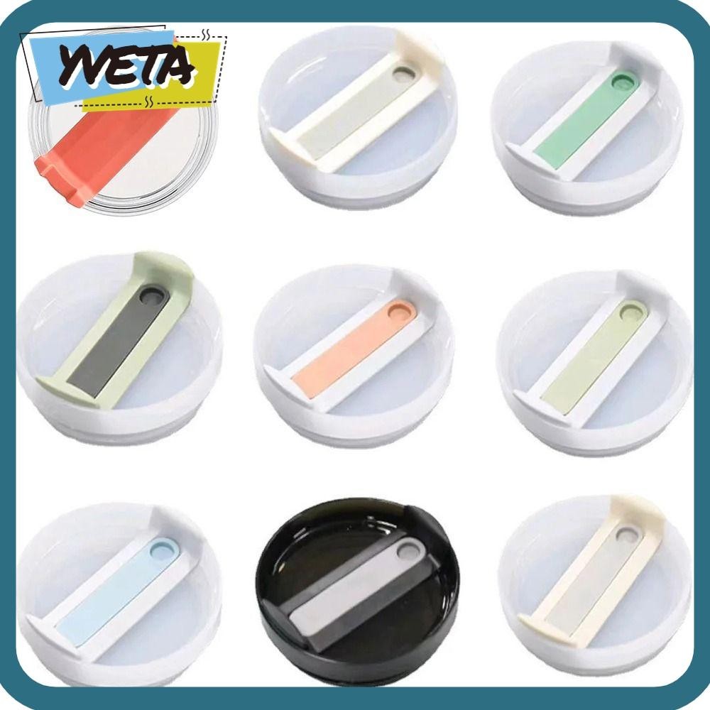 Yveta ฝาครอบขวดน้ําพลาสติก กันกระเด็น หลากสี สําหรับ Staney 40 ออนซ์ 1 ชิ้น