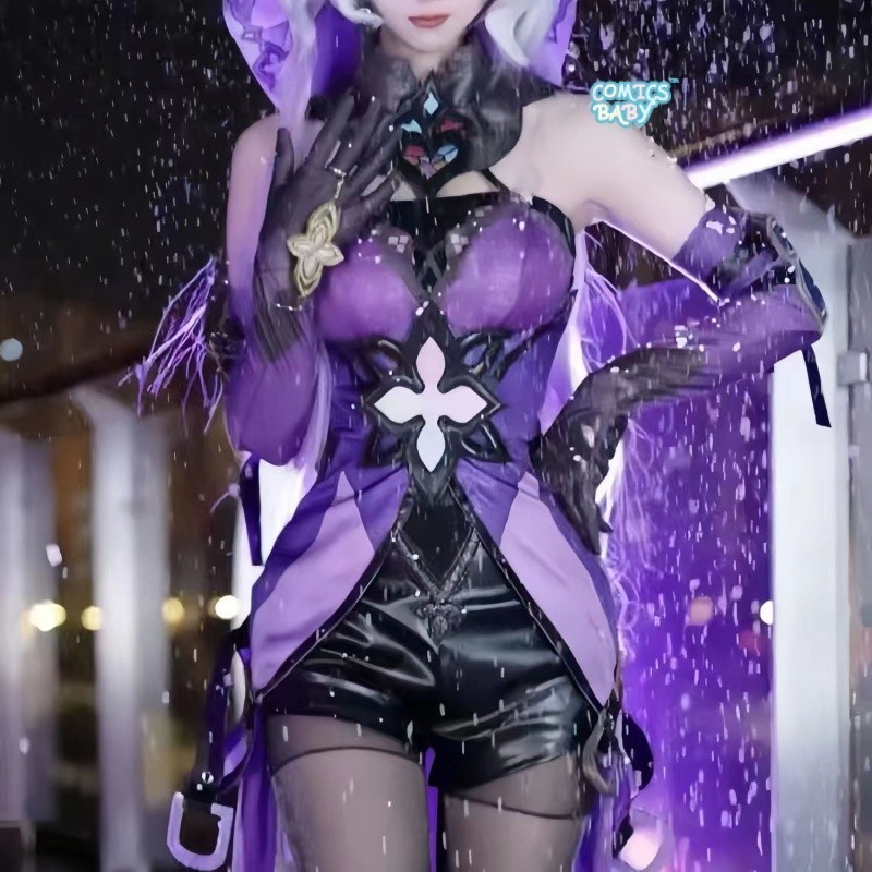 Honkai Star Rail cosplay costume  Black Swan clothing เครื่องแต่งกายคอสเพลย์ วิกผม ชุดเครื่องแบบ ครบชุด อนิเมะ ฮาโลวีน เครื่องแต่งกายผู้หญิง เกมรางดาว dress Embroidered Leather Two-Dimensional Anime Game Suit  Halloween Uniform 崩坏星穹铁道黑天鹅