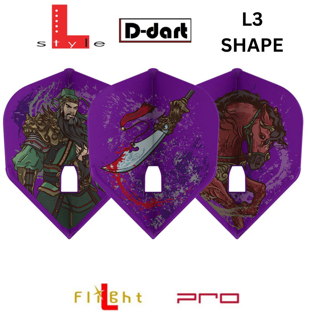 L สไตล์ DARTS FLIGHT - (L3 SHAPE) Hiroto Ichimiya ver.1 L3 FLIGHT L PRO DART FLIGHT