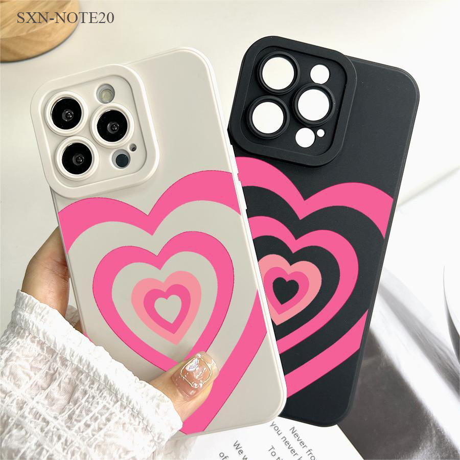 Samsung Galaxy Note 20 10 9 8 Lite Plus Ultra เคสซัมซุง ผีเสื้อสีชมพู เคสโทรศัพท์ เคส สำหรับ