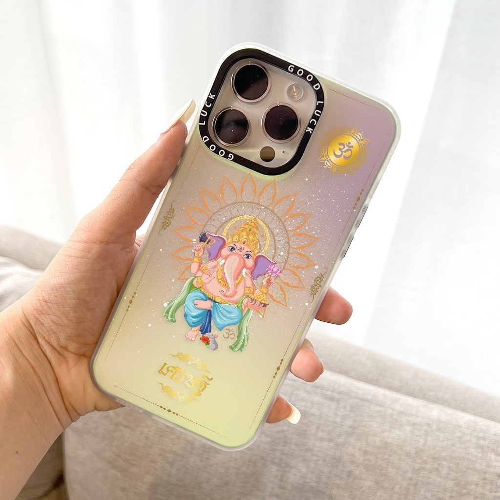 พร้อมส่งในประเทศไทย เคสโทรศัพท์มือถือ ลาย บูชา พระพิฆเนศ สําหรับ iPhone