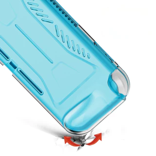 ฝาครอบโปร่งใสสําหรับ Switch Lite Soft Bendable ทนทาน Case Grip Design สต็อกท้องถิ่น