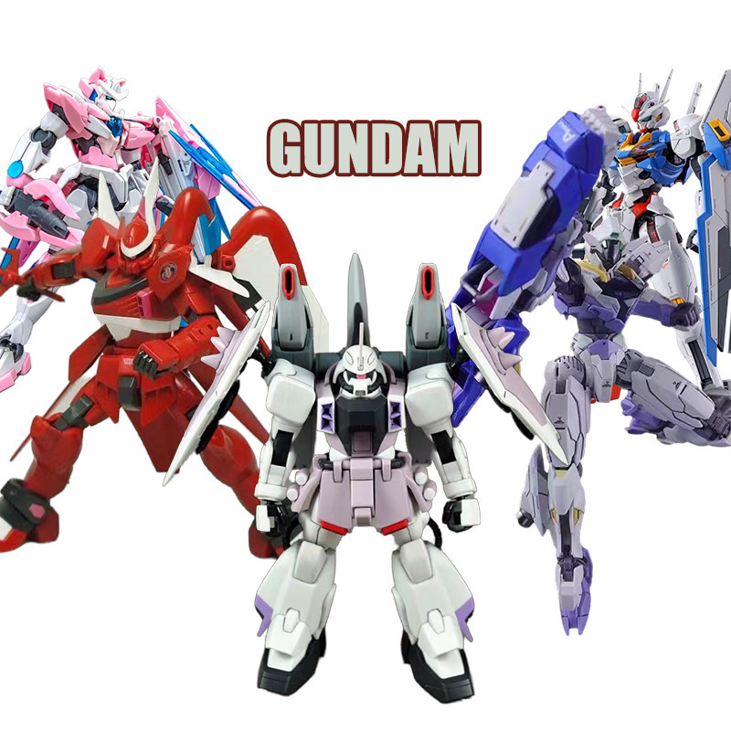 ใหม่ โมเดลฟิกเกอร์ Zaku HG Gundam 00Q Lfrith Jiu Load Astray Omega Hi Nu-Vrabe Woundwort TR-6 Michaelis Calibarn สําหรับสะสม