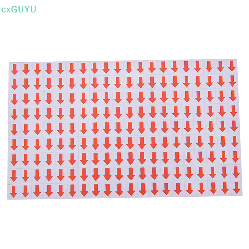 cxGUYU สติกเกอร์ลูกศร สีแดง 10x12 มม. สําหรับทําซ้ํา PRTA รูปที่ 4