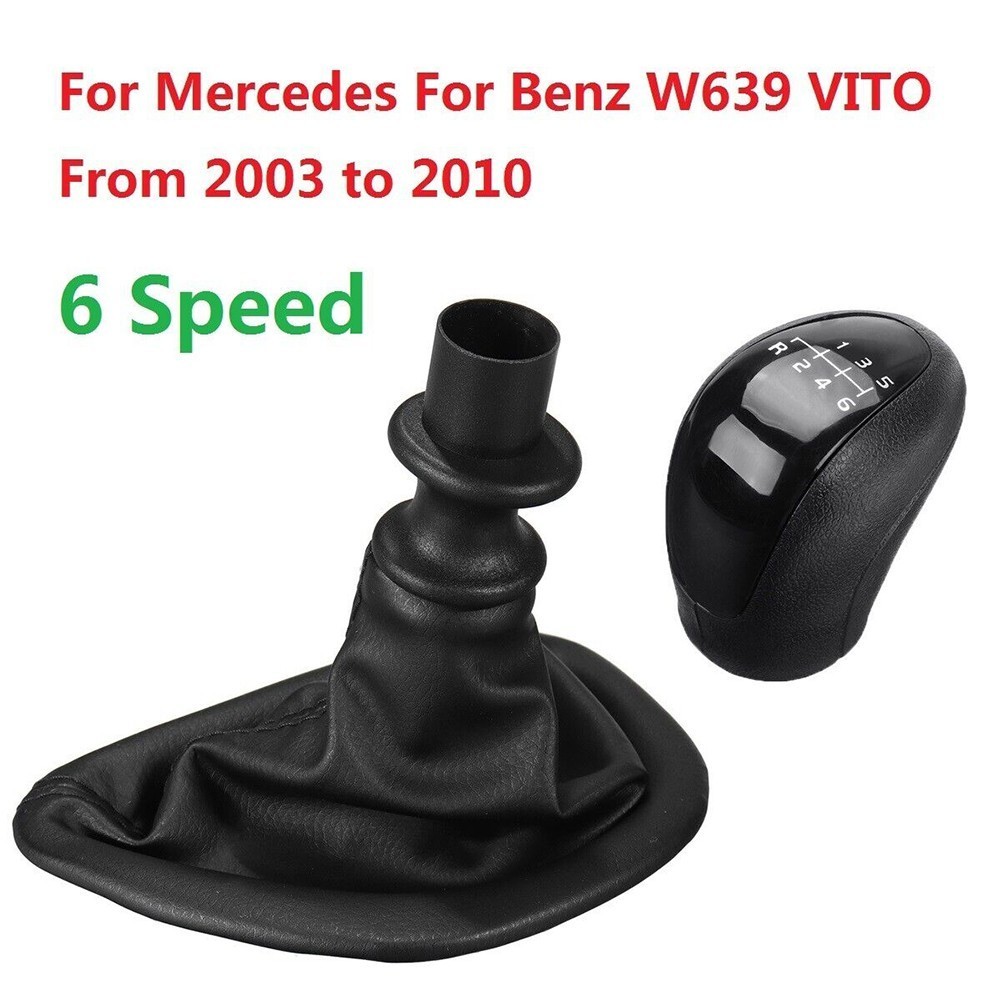 พร้อมส่ง❤️หัวเกียร์แมนนวล พร้อมปลอกหุ้ม สําหรับ Mercedes W639 VITO 2003-10
