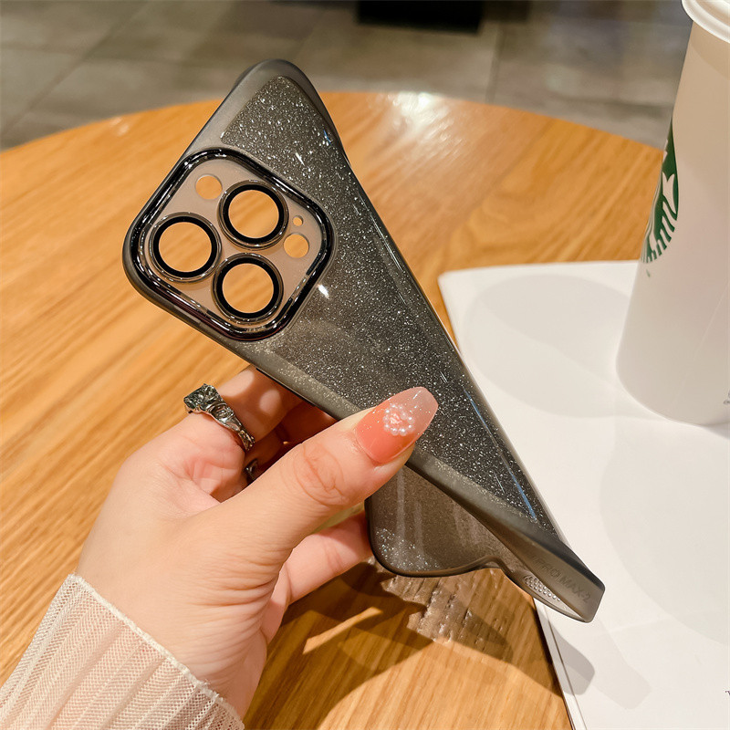 เคส Infinix Note 40 40 Pro 40 Pro+ 4G 5G เคสโทรศัพท์มือถือ ซิลิโคนใส แต่งกลิตเตอร์ ไล่โทนสี หรูหรา พร้อมตัวป้องกันเลนส์ สําหรับ Infinix Note40 Note 40Pro Note 40 Pro Plus - รูปที่ 3