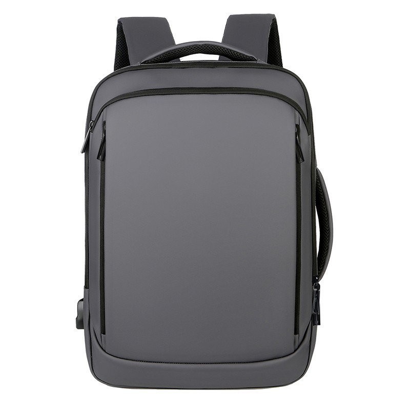 Cross Medal Swiss Backpack Men's Business Trip Large Capacity15.6Inch Laptop Bag Waterproof Schoolbag Casual Gray[Large Storage]