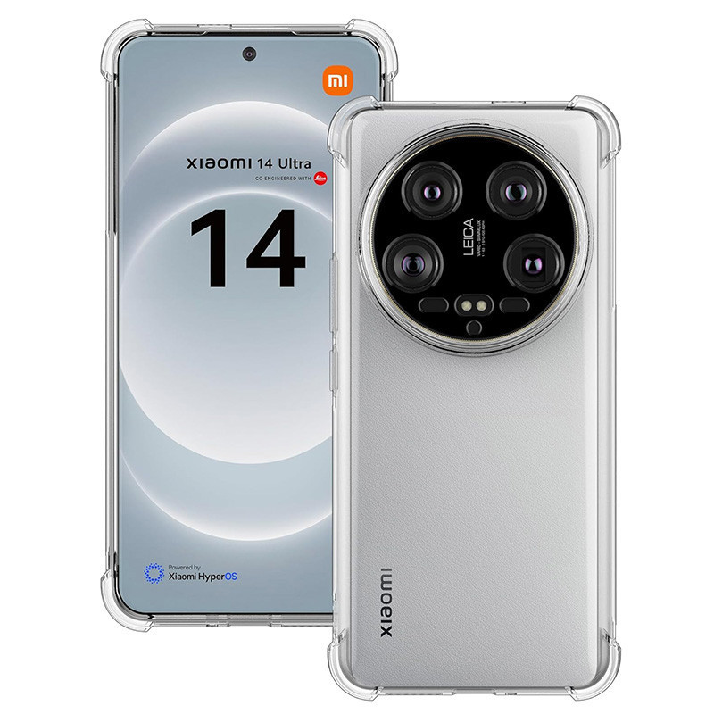 เคสโทรศัพท์มือถือ TPU แบบใส ป้องกันรอยขีดข่วน กันกระแทก สําหรับ Xiaomi 14 Ultra 13 13T 12 12T 11 11T Pro 10 10T Lite