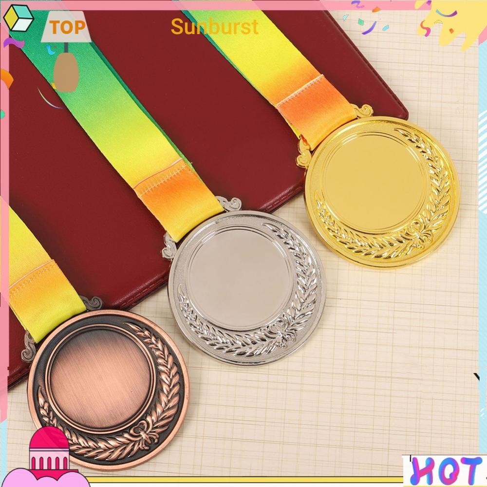 [Sunburst11.th] 🚚24 ชั่วโมงออก🚚เหรียญรางวัล 1st 2nd 3rd พร้อมริบบิ้นคอ ขนาด 2 นิ้ว สําหรับเด็ก เล่นก