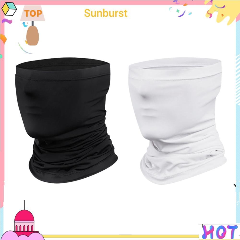 [Sunburst11.th] ผ้าพันคอ ผ้าเรยอน ป้องกันรังสียูวี แฟชั่นฤดูร้อน สําหรับขี่จักรยาน