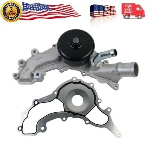 QP01 Engine Water Pump w/ Gasket for Chrysler 200 300 Jeep Wrangler Dodge Ram Durango 3.6L V6 DOHC 6