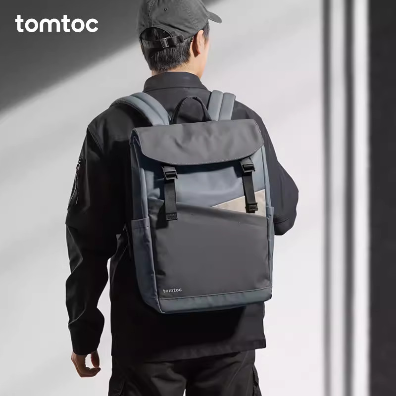 【genuine】Tomtoc 16 inch flap lightweight &amp; water-resistant Laptop Backpack-surface/MateBook/hp/Asus/Acer