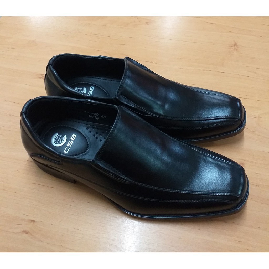 ผู้ชาย รองเท้าคัชชูชายสีดำCM500สำหรับนักศึกษา คนทำงาน