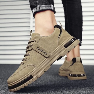 รองเท้าผ้าใบลำลองผู้ชาย พื้นหนา กันลื่น มี 3 สี ไซส์ 39-44