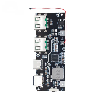Qc4.0 QC3.0 LED Dual USB 5V 4.5A 22.5W Micro/Type-C USB 18650 ชาร์จโมดูลอุณหภูมิ/วงจรป้องกัน