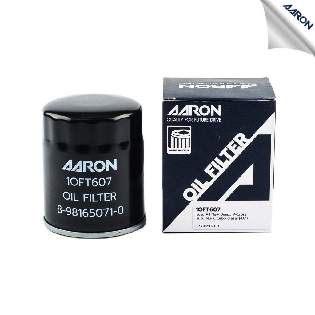 กรองน้ำมันเครื่อง ISUZU D-MAX V-CROSS, MU-X, TURBO DIESEL 2.5-3.0 (4JJ1) (รูใหญ่) ปี 12- (1OFT607)
