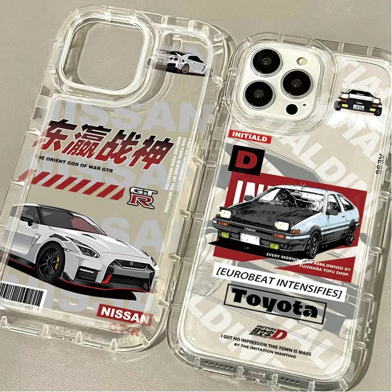 ปลอกสําหรับ Iphone 7 plus เคสโทรศัพท์ Iphone 16 11 Pro Max 12 13 14 15 7 8 16e SE2020 X XR XS Max อะนิเมะเริ่มต้น D รถซิลิโคนฝาครอบใส