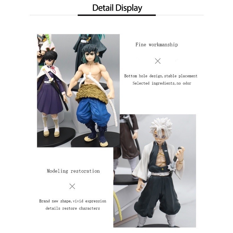 Demon Slayer Figure Demon Slayer Toys Tanjiro Figure Children Collectible Items Anime Toys PVC Model