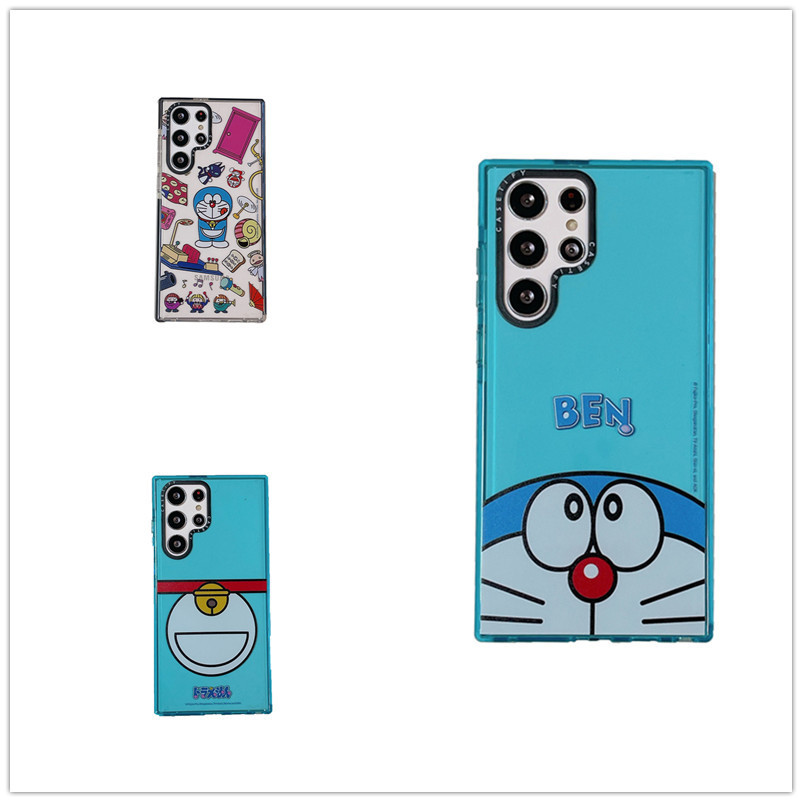 Casetify 【Doraemon Small bell】เคสโทรศัพท์มือถือแบบนิ่ม TPU ใส กันกระแทก ลายการ์ตูนโดเรม่อน สําหรับ Samsung Galaxy S21 S22 Ultra S21 S22 Plus